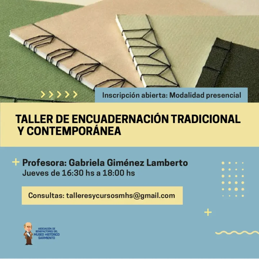 Taller de encuadernación tradicional y contemporánea