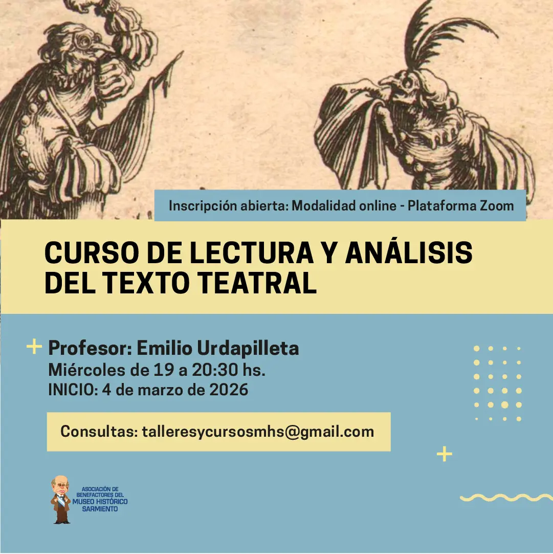 Lectura y Análisis del texto teatral (Virtual)