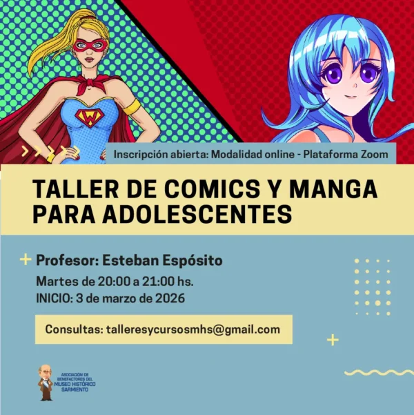 Taller de comics y manga para adolescentes