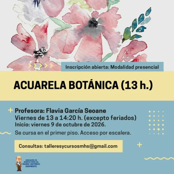 Acuarela Botánica (13hs)