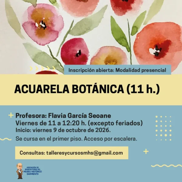 Acuarela Botánica (11hs)