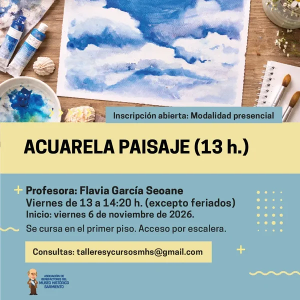 Acuarela Paisaje (13.00 hs)